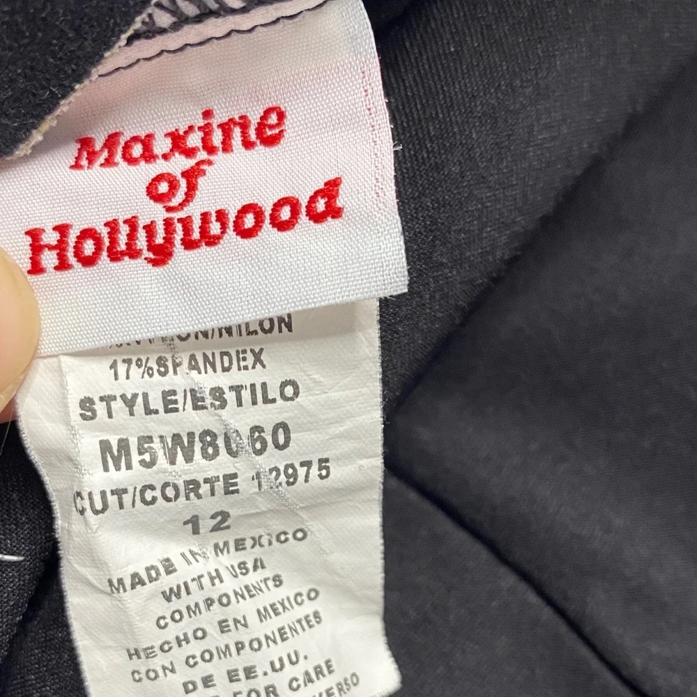 Vintage Maxine of Hollywood Strapless Swimdress with White Trim